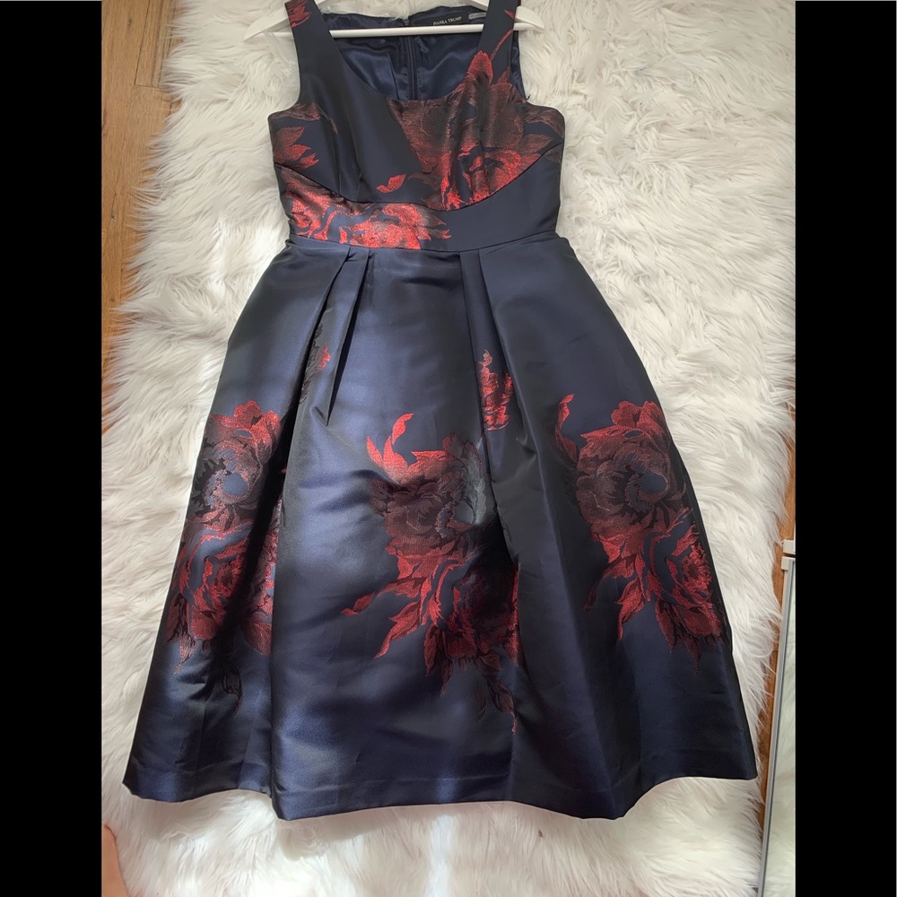 Navy flower dress